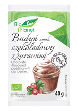 Budyń o smaku czekoladowym z żurawiną 40 g - Bio Planet (BIO)