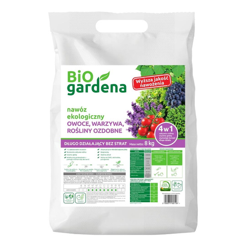 Nawóz do owoców, warzyw, roślin ozdobnych 8 kg - Bio Gardena