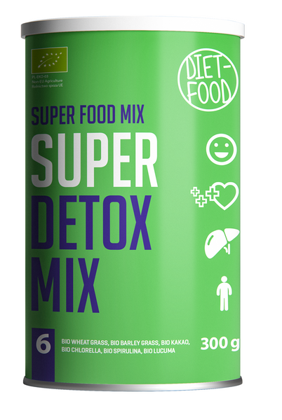 Mieszanka super detox mix w proszku 300 g - DIET-FOOD (BIO)