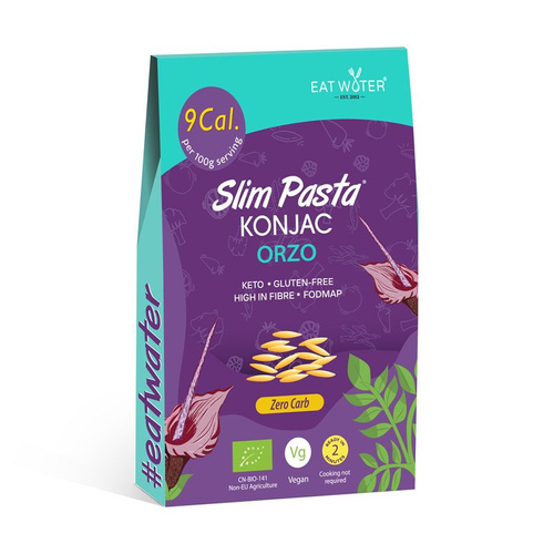 Makaron konjac w kształcie orzo bezglutenowy 270 g (200 g) - Slim (EKO)