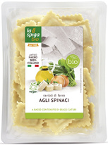 Ravioli świeże z tofu i szpinakiem 250 g - La Spiga (EKO)