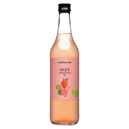 Ocet truskawkowy 500 ml - delikatna (EKO)