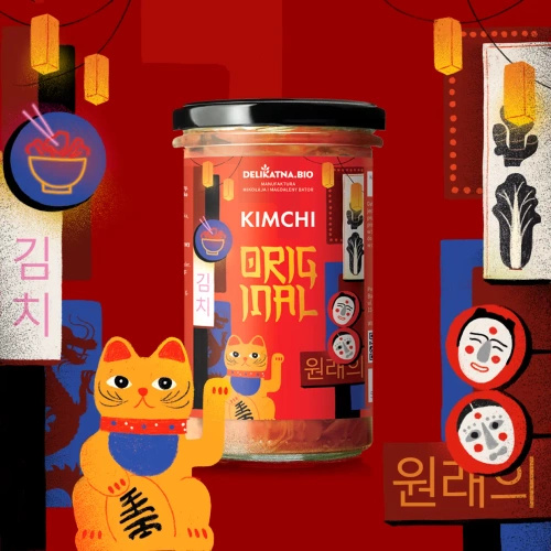 Kimchi original 540 g - Delikatna