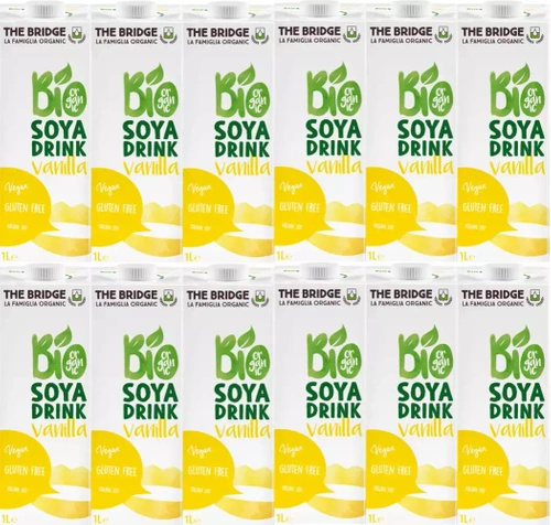 Napój sojowo waniliowy 12 x 1 l - The Bridge (EKO)