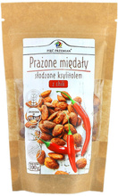 Migdały Prażone Z Chili Słodzone Ksylitolem Bezglutenowe 100 G  -  PIĘĆ PRZEMIAN