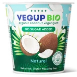 Produkt kokosowy naturalny bezglutenowy vegangurt 140 g - Vegup Bio (EKO)