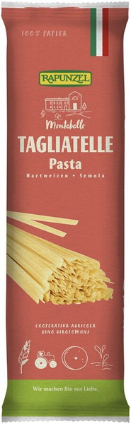 Makaron tagliatelle semolinowy 500 g - Rapunzel (EKO)