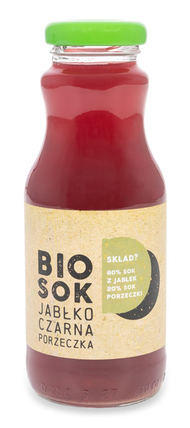 Sok jabłkowo porzeczkowy NFC 250 ml - Owocowe Smaki (BIO)