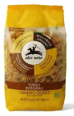 Makaron fusilli semolinowy razowy 500 g - Alce Nero (EKO)