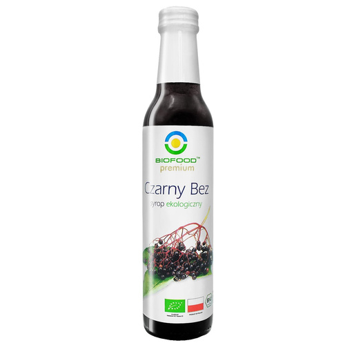 SYROP Z CZARNEGO BZU BIO 250 ml - BIO FOOD