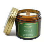Świeca sojowa z drewnianym knotem paczula 120 ml - Your Candle