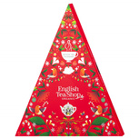 Kalendarz adwentowy herbaciany piramidki red trangular 13 smaków 50 g - English Tea Shop (EKO)