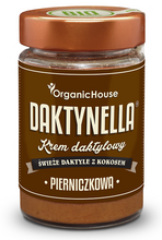 Krem Kokosowo   Daktylowy Pierniczkowy Bezglutenowy Bio 190 G  -  ORGANIC HOUSE (DAKTYNELLA)