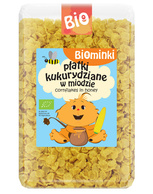 PŁATKI KUKURYDZIANE W MIODZIE BIO 500 g - BIOMINKI