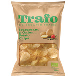 Chipsy Ziemniaczane O Smaku Śmietankowo - Cebulowym Bio 125 G - Trafo