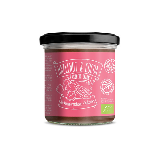 Krem z Orzechów Laskowych HAZELNUT BUTTER 300g DIET-FOOD EKO