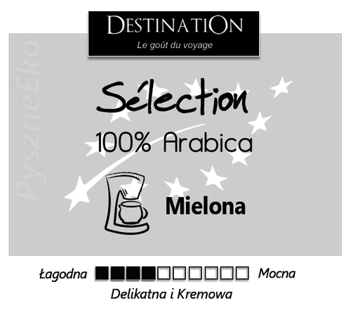 Kawa arabica 100 % mielona selection 250 g - Destination (BIO)