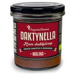 KREM KOKOSOWO - DAKTYLOWY MALINA BEZGLUTENOWY BIO 280 g - ORGANIC HOUSE (DAKTYNELLA)