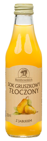 Sok Gruszkowy Tłoczony z Dodatkiem Jabłka 250ml Rembowscy 