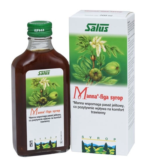 Syrop Jesion Mannowy - Figa Bezglutenowy 200 Ml - Salus