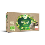 Herbatka z kwiatu lipy (25 saszetek) 50 g - Dary Natury (BIO)