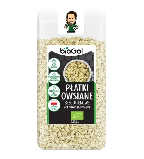 Płatki owsiane bezglutenowe 300 g - Biogol (EKO)