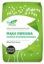 Mąka owsiana prażona wysokobłonnikowa 800 g - Bio Planet (BIO)