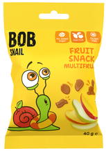 Żelki wieloowocowe bez żelatyny bezglutenowe 40 g - Bob Snail