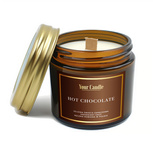 Świeca sojowa zapachowa z drewnianym knotem hot chocolate 120 ml - Your Candle