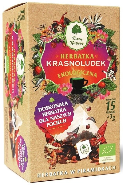 Herbatka Dla Dzieci Krasnoludek Bio (25 X 2 G) 50 G  -  DARY NATURY