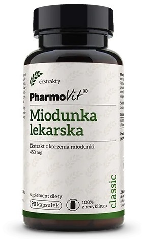 Miodunka lekarska ekstrakt bezglutenowy 90 szt. (450 mg)- Pharmovit