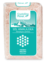 Sól Himalajska Różowa Drobna 600g - Crystalline Planet