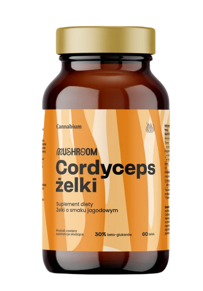 Żelki Cordyceps O Smaku Jagodowym 170 G - Cannabium