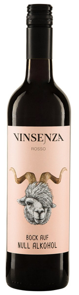 Wino bezalkoholowe rosso czerwone słodkie 750 ml - Vinsenza (EKO)