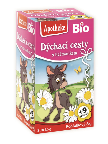 HERBATKA DLA DZIECI - NA DROGI ODDECHOWE PO 9 MIESIĄCU BIO (20 x 1,5 g) 30 g - APOTHEKE