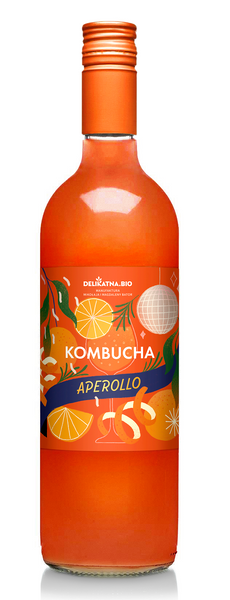 Kombucha aperollo 700 ml - Delikatna (BIO)