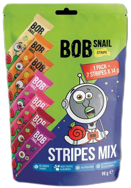 Zestaw przekąsek owocowych bezglutenowy 98 g - Bob Snail