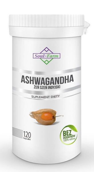 Ashwagandha ekstrakt (500 mg) 120 szt. - Soul Farm