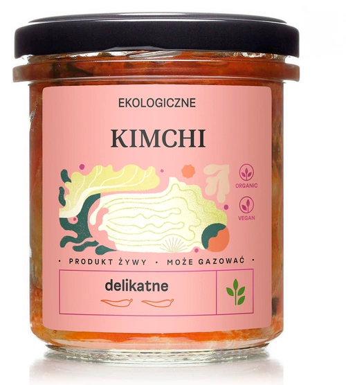 Kimchi Delikatne Bio 300 G - Delikatna (Zakwasownia)