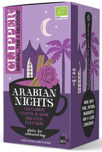 Herbatka z cynamonem i goździkami różana arabian nights 20 szt. 40 g - clipper (EKO)