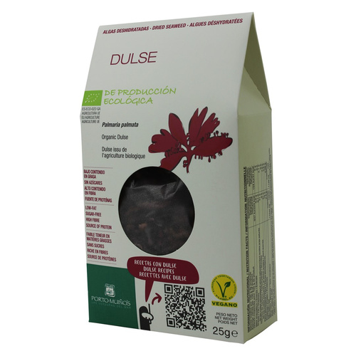 Algi morskie suszone dulse 25 g - Porto Muinos (EKO)