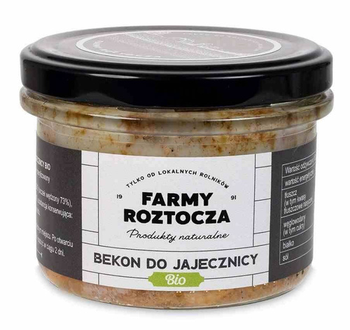 Bekon Do Jajecznicy Bio 180 G (Słoik)  -  FARMY ROZTOCZA