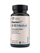 Witamina B-50 methyl B-complex max+ bezglutenowa 60 szt. - Pharmovit