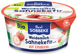 KEFIR KREMOWY Z TRUSKAWKAMI BIO 150 g - SOBBEKE