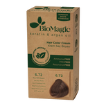 Farba do włosów ciemny beżowy blond (6.72) 250 g - Biomagic