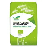 Mąka z płaskurki pełnoziarnista 500 g - Bio Planet (EKO)