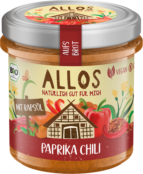 Pasta Kremowa z Papryką i Chili Bezglutenowa 140g - Allos