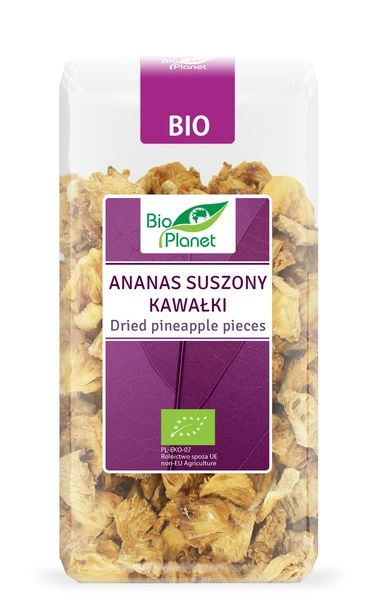 Ananas Suszony Kawałki Bio 100 G  -  BIO PLANET