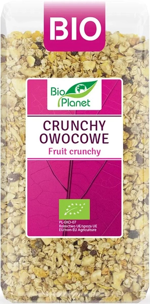 Crunchy Owocowe 250g - Bio Planet - BIO EKO