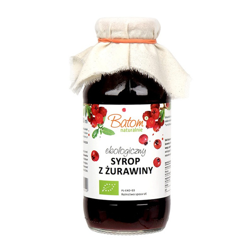 Syrop żurawinowy 330 ml - Batom (BIO)